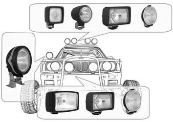 Сколько фар можно устанавливать на автомобиль?