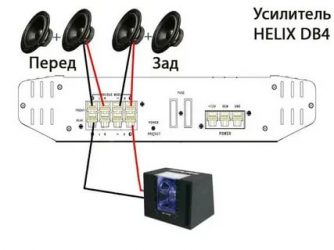 Как правильно подключить колонки через усилитель?