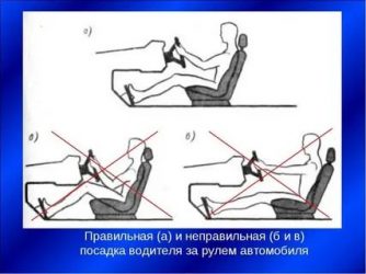 Правильная посадка за рулем автомобиля с МКПП