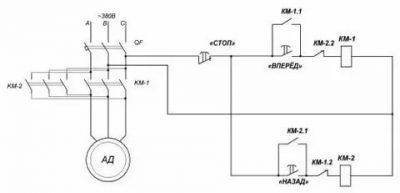 Как сделать реверс на трехфазном двигателе?