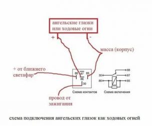 Как правильно подключить ангельские глазки?