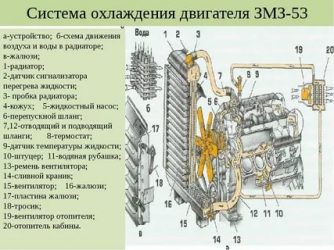 Из чего состоит система охлаждения двигателя?