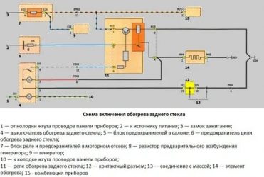 Не работает обогрев заднего стекла акцент тагаз