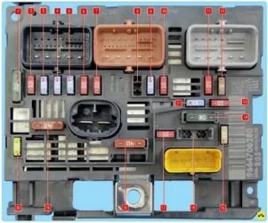 Предохранитель бензонасоса пежо 308 где находится?