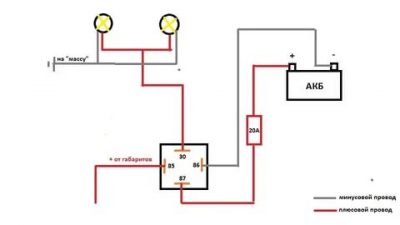Как подключить доп фары через реле?